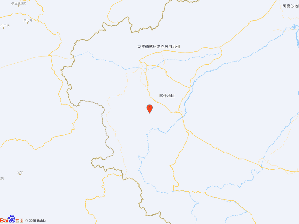 新疆克孜勒苏州阿克陶县（北纬38.39度，东经76.27度）发生4.1级地震