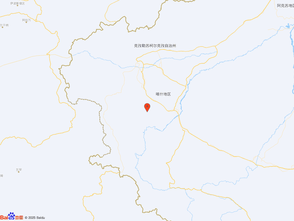 新疆克孜勒苏州阿克陶县（北纬38.38度，东经76.30度）发生3.4级地震