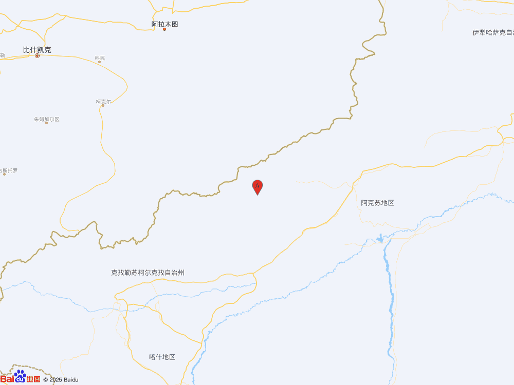 新疆克孜勒苏州阿合奇县（北纬41.05度，东经78.51度）发生3.2级地震
