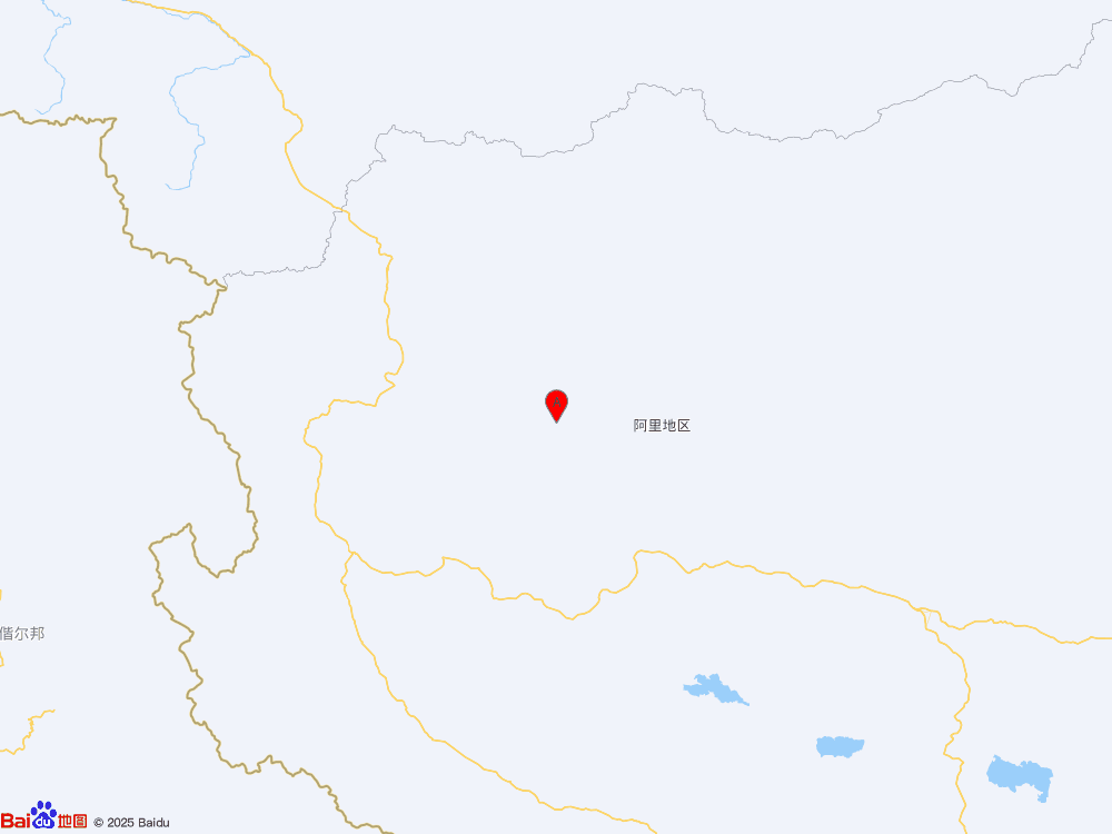 西藏阿里地区日土县发生4.0级地震